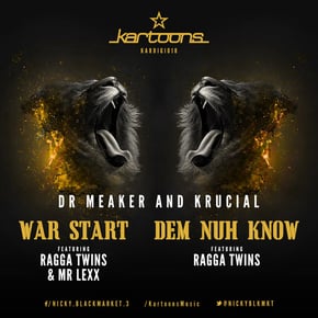War Start by Dr Meaker, Krucial & Ragga Twins Cover Art