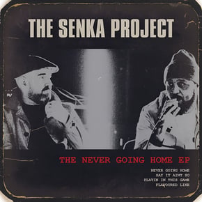 The Never Going Home EP by Dub Phizix, DRS & The Senka Project Cover Art
