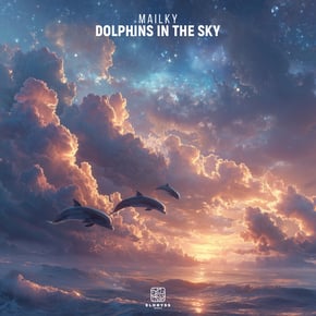 Dolphins In The Sky by Mailky Cover Art
