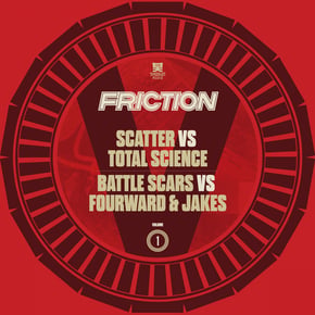 Friction Vs. Vol. 1: Scatter / Battle Scars by Friction Cover Art