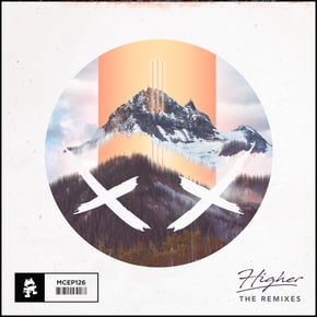 Higher (The Remixes) by Modestep Cover Art