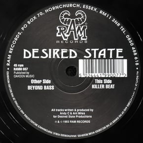 Beyond Bass / Killer Beat by Desired State Cover Art