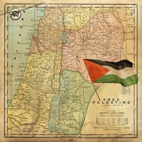 Free Palestine by Isaac Maya Cover Art