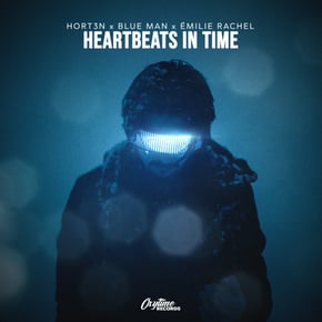 Heartbeats In Time by Captain Bass, HORT3N, Blue Man & Émilie Rachel Cover Art