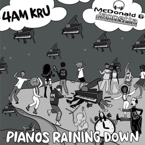 Pianos Raining Down by 4am Kru Cover Art