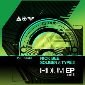 Iridium EP by Nick Bee, Soligen & Type2 Cover Art