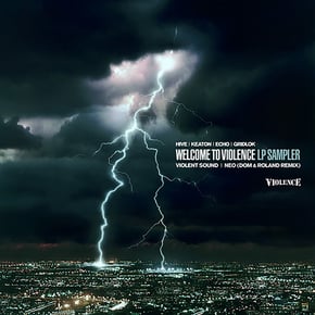 Welcome To Violence LP Sampler by Hive Cover Art