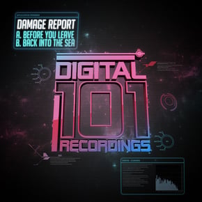 Before You Leave/ Back Into The Sea by Damage Report Cover Art