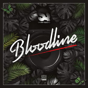 Bloodline LP by Shiny Radio Cover Art