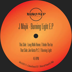 Burning Light EP by J Majik Cover Art