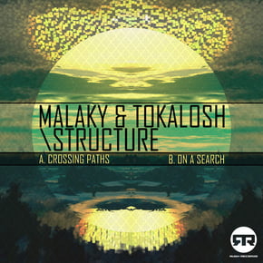 Crossing Paths/On A Search by Malaky, Tokalosh & Structure Cover Art