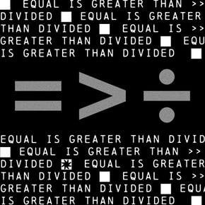 = > ÷ (Equal is Greater Than Divided) by Paper Dragon Cover Art