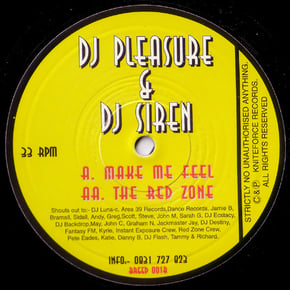 The Red Zone by DJ Pleasure Cover Art