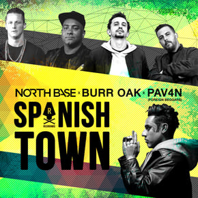 Spanish Town by North Base, Burr Oak & PAV4N Cover Art