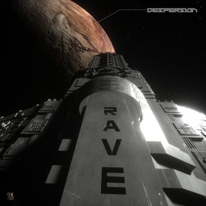 RAVE LP by Despersion Cover Art