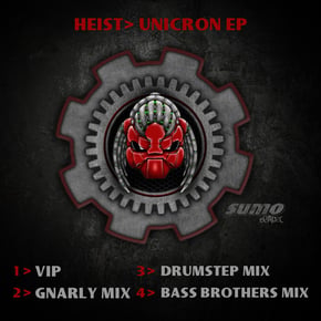 Unicron EP by Spaow, Zero G & Heist Cover Art