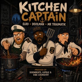 Kitchen Captain by Mr Traumatik, Elro, Devilman & DixonBeats Cover Art