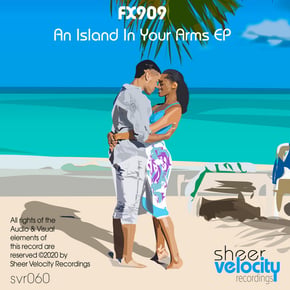 Island In Your Arms EP by MSDOS & FX909 Cover Art