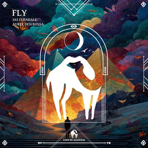 Fly by Tengu, Ias Ferndale, Aurel den Bossa & Cafe De Anatolia Cover Art