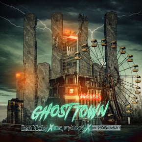 Ghost Town by Dimension, Dr Phunk & Technikore Cover Art