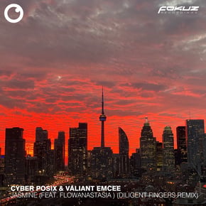 Jasmine (Diligent Fingers Remix) by flowanastasia, Diligent Fingers & Valiant Emcee Cover Art