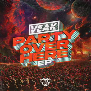 Party Over Here EP by Salaryman & Veak Cover Art