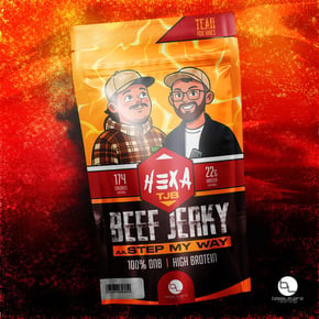 Beef Jerky/Step My Way by Hexa & TJB Cover Art