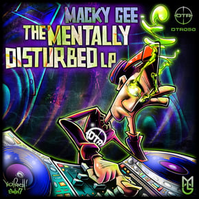 The 'Mentally Disturbed' LP by Macky Gee Cover Art