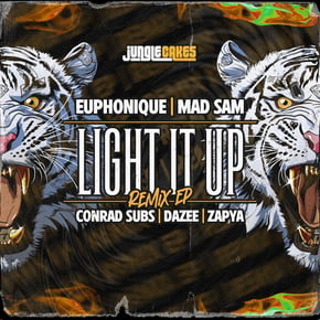Light It Up (Remix EP) by Conrad Subs, Dazee & Zapya Cover Art