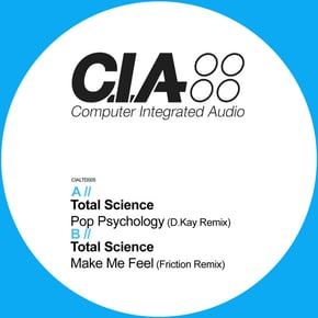 Pop Psychology (D.Kay Remix) / Make Me Feel (Friction Remix) by Total Science Cover Art
