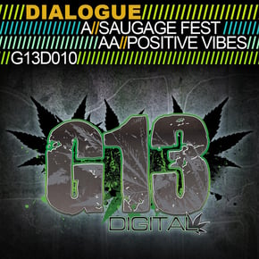Sausage Fest / Positive Vibes by Dialogue Cover Art