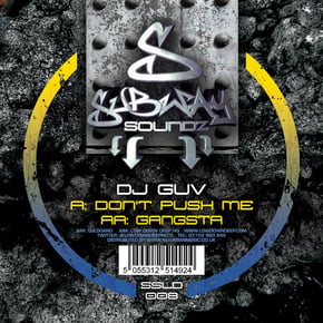 Don't Push Me / Gangsta by Dj Guv Cover Art