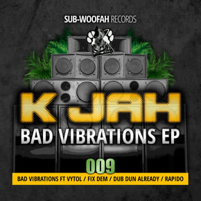 Bad Vibrations EP by K Jah Cover Art