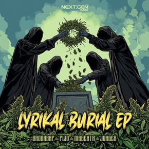 Lyrikal Burial EP by Magenta Cover Art