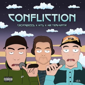 Confliction by Mr Traumatik, CrossBreed & MTD Cover Art