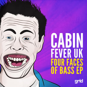 Four Faces of Bass EP by Cabin Fever Uk Cover Art