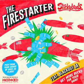 The Firestarter by Lowriderz, Stickybuds & Blackout JA Cover Art