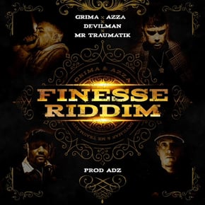 Finesse Riddim by Ego Trippin, Mr Traumatik, Grima x Azza & Devilman Cover Art