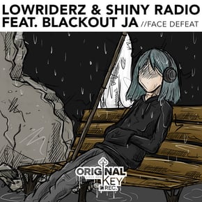 Face Defeat by Lowriderz, Shiny Radio & Blackout JA Cover Art