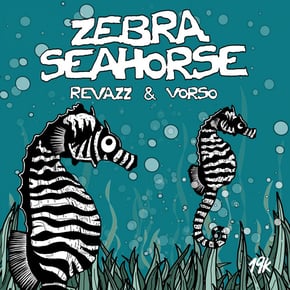Zebra Seahorse by Vorso Cover Art