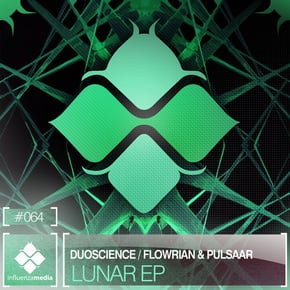 Lunar EP by Duoscience, Flowrian & Pulsaar Cover Art