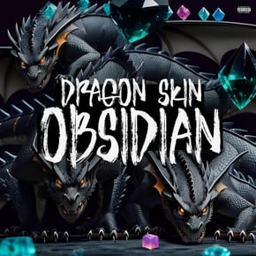 Dragon skin obsidian by Mr Traumatik & Frenzee Cover Art