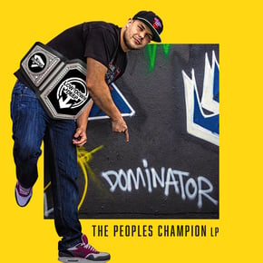 The Peoples Champion LP by Dominator Cover Art
