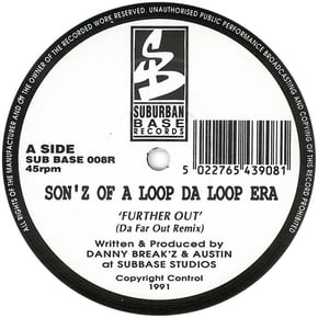 Further Out/Let Your Mind Be Free by Sonz Of A Loop Da Loop Era Cover Art