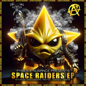 Space Raiders EP by Fyber & Nusance Cover Art