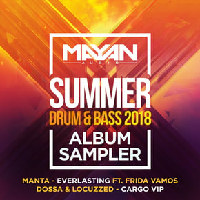 Mayan Audio - Summer Drum & Bass 2018 LP Sampler by Manta Cover Art