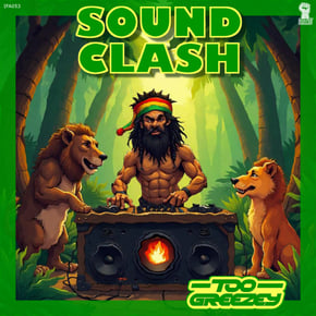 Sound Clash / Draped In Black by Too Greezey Cover Art