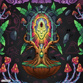 Conquest Of Space / Psychedelics by IYRE & pyxis Cover Art