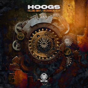 Falling Away / Mechanical Gear by Hoogs Cover Art