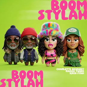 Boom Stylah by KAYA FYAH, Charlotte Devaney & Ragga Twins Cover Art